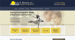 Desktop Screenshot of battanlaw.com